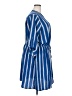 rue21 100% Polyester Stripes Blue Casual Dress Size 3X - photo 4