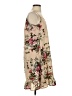 Unbranded 100% Polyester Floral Tan Casual Dress Size S - photo 4
