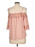 By & By Pink 3/4 Sleeve Blouse Size M - photo 2