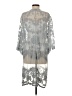She + Sky Silver Cardigan Size S - photo 2