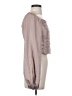 Blush 100% Polyester Gray Long Sleeve Blouse Size S - photo 4