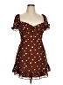 B. Smart 100% Polyester Brown Short Sleeve Top Size 15 - photo 1