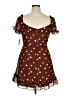B. Smart 100% Polyester Brown Short Sleeve Top Size 15 - photo 2