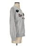 Boston Proper Floral Gray Pullover Sweater Size XS - photo 4