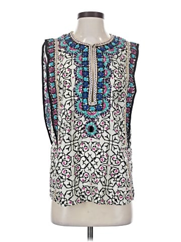 Calypso St. Barth Sleeveless Silk Top (view 1)