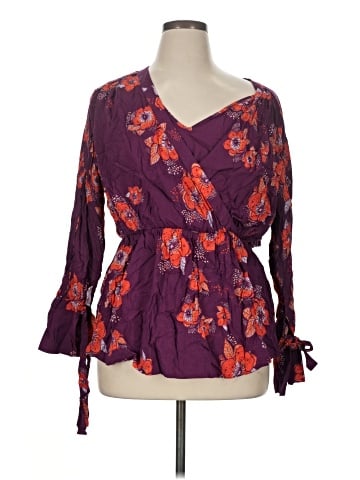 Free People 3/4 Sleeve Blouse (view 1)