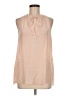 Theory Tan Sleeveless Blouse Size M - photo 1
