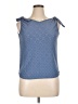 Ava James Blue Sleeveless Blouse Size XL - photo 1