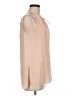 Theory Tan Sleeveless Blouse Size M - photo 4