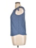 Ava James Blue Sleeveless Blouse Size XL - photo 5