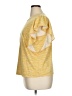Nine West Yellow Short Sleeve Top Size XL - photo 5