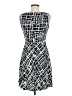 AB Studio 100% Rayon Graphic Black Cocktail Dress Size 6 - photo 2
