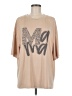 Shein Tan Short Sleeve T-Shirt Size M - photo 1