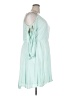 Torrid 100% Rayon Solid Teal Casual Dress Size 3X (estimated) - photo 4