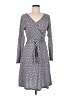 Unbranded Print Blue Casual Dress Size M - photo 1