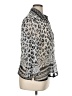 Nicola 100% Polyester Animal Print Silver 3/4 Sleeve Blouse Size XL - photo 4