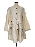 Cheyenne 100% Linen Ivory Tan Coat Size Sm - Med - photo 1
