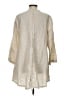 Cheyenne 100% Linen Ivory Tan Coat Size Sm - Med - photo 2