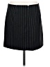 Madewell 100% Polyester Stripes Black Formal Skirt Size 4 - photo 2