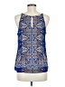 Renee C. Blue Sleeveless Blouse Size M - photo 2