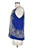 Renee C. Blue Sleeveless Blouse Size M - photo 5
