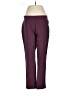 Laura Scott Solid Burgundy Active Pants Size L - photo 1