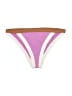 L Space Color Block Pink Swimsuit Bottoms Size S - photo 1