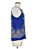 Renee C. Blue Sleeveless Blouse Size M - photo 4