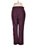 Laura Scott Solid Burgundy Active Pants Size L - photo 2