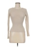 Pull&Bear Ivory Long Sleeve Top Size M - photo 1