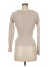 Pull&Bear Ivory Long Sleeve Top Size M - photo 2