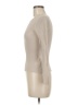 Pull&Bear Ivory Long Sleeve Top Size M - photo 5