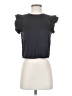 Zara Basic Black Short Sleeve Top Size XS - photo 1