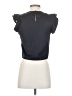 Zara Basic Black Short Sleeve Top Size XS - photo 2