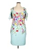 Boston Proper Tropical Blue Cocktail Dress Size 14 - photo 1