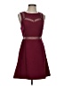 Express Argyle Burgundy Cocktail Dress Size 2 - photo 1