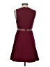 Express Argyle Burgundy Cocktail Dress Size 2 - photo 2