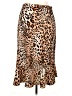 ECI Animal Print Brown Casual Skirt Size XL - photo 2