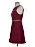 Express Argyle Burgundy Cocktail Dress Size 2 - photo 5