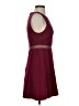 Express Argyle Burgundy Cocktail Dress Size 2 - photo 4