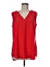 CAbi 100% Polyester Red Sleeveless T-Shirt Size M - photo 1