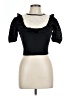 Unbranded 100% Polyester Black Short Sleeve Top Size L (estimated) - photo 1