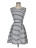 Forever 21 Stripes White Casual Dress Size S - photo 1