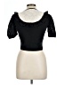 Unbranded 100% Polyester Black Short Sleeve Top Size L (estimated) - photo 2
