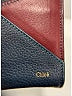 Chloé 100% Leather Color Block Teal Leather Wallet One size - photo 4
