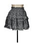 Unbranded 100% Rayon Tweed Gray Casual Skirt Size L - photo 1