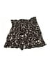 Three Dots 100% Rayon Animal Print Black Shorts Size M - photo 1