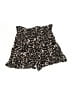 Three Dots 100% Rayon Animal Print Black Shorts Size M - photo 2