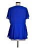 Torrid 100% Polyester Blue Short Sleeve Blouse Size Med Plus (00) - photo 2