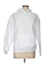 Unbranded 100% Polyester White Pullover Hoodie Size L - photo 1